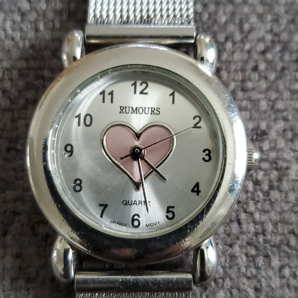 Rumors Quartz Silver Tone Watch